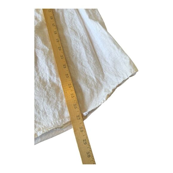 OUKU 100% linen shirt/tunic buttons adjustable sleeves XL - Picture 9 of 9